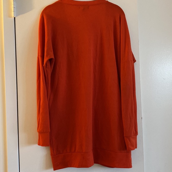 Nollie orange long cardigan - Picture 2 of 2